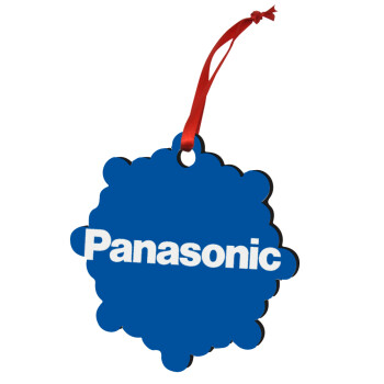 Panasonic, Χριστουγεννιάτικο στολίδι snowflake ξύλινο 7.5cm