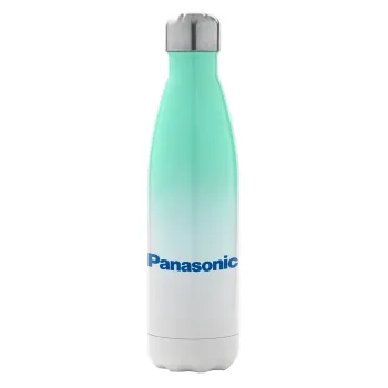 Panasonic, Metal mug thermos Green/White (Stainless steel), double wall, 500ml