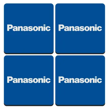 Panasonic, ΣΕΤ 4 Σουβέρ ξύλινα τετράγωνα (9cm)