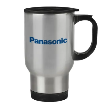 Panasonic, Stainless steel travel mug with lid, double wall 450ml