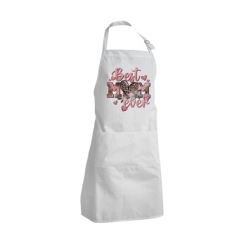 Best mom ever Mother's Day, Adult Chef Apron (with sliders and 2 pockets)
