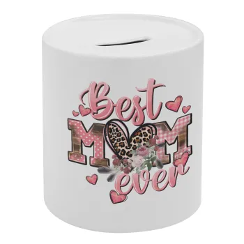 Best mom ever Mother's Day, Κουμπαράς πορσελάνης με τάπα