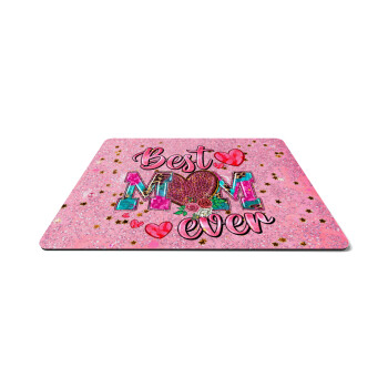 Best mom ever Mother's Day pink, Mousepad ορθογώνιο 27x19cm