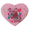 Mousepad heart 23x20cm