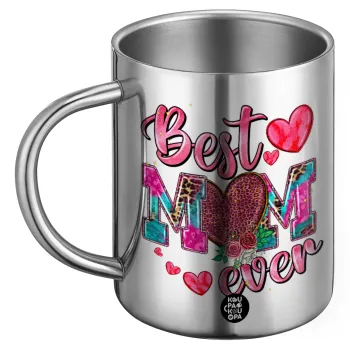 Best mom ever Mother's Day pink, BIG Mug Stainless steel double wall (450ml)
