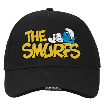 The smurfs, Work & Activity LED Light Cap – Perfect for Night & Low Light Conditions (100% COTTON, ADULT, UNISEX)