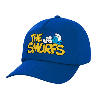 The smurfs, Twill Children's Cap, ROYAL BLUE (100% COTTON, CHILDREN, UNISEX)