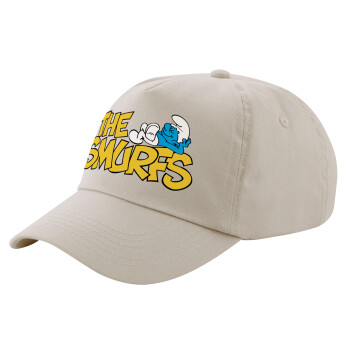 The smurfs, SAND Adult Cap Cotton (UNISEX, ONE SIZE)