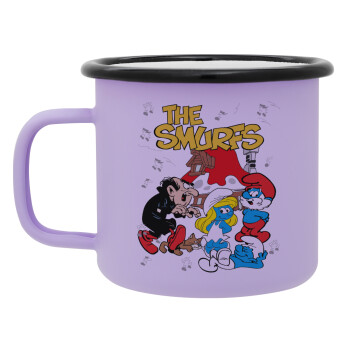 The smurfs, Κούπα Μεταλλική εμαγιέ ΜΑΤ Light Pastel Purple 360ml