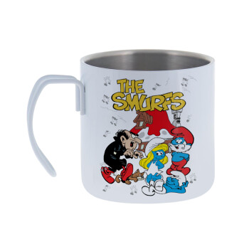 The smurfs, Mug Stainless steel double wall 400ml