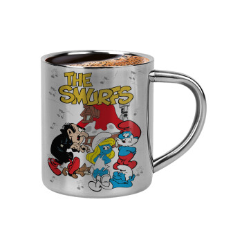 The smurfs, Double-wall metal cup for espresso (220ml)
