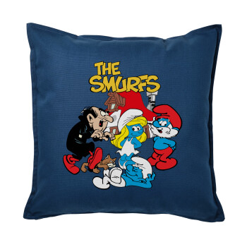 The smurfs, Sofa cushion Blue 50x50cm includes filling