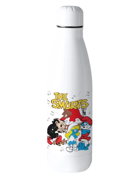 The smurfs — Metal mug thermos (Stainless steel), 500ml
