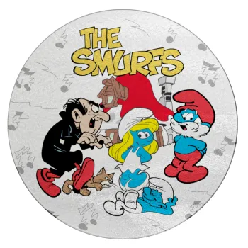 Τα στρουμφάκια, Επιφάνεια κοπής γυάλινη στρογγυλή (30cm)