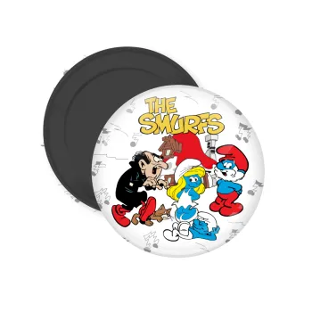 Τα στρουμφάκια, Μαγνητάκι ψυγείου στρογγυλό διάστασης 5cm