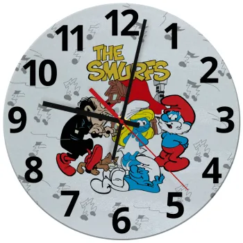 Τα στρουμφάκια, Ρολόι τοίχου γυάλινο (30cm)