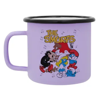 The smurfs, Κούπα Μεταλλική εμαγιέ ΜΑΤ Light Pastel Purple 360ml