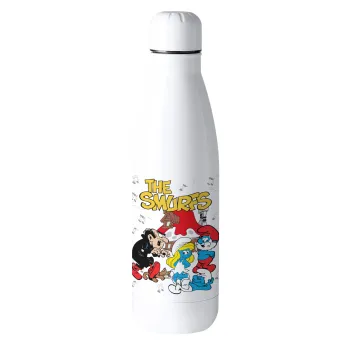 The smurfs, Metal mug thermos (Stainless steel), 500ml