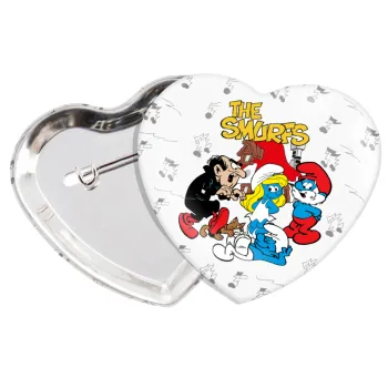 Τα στρουμφάκια, Κονκάρδα παραμάνα καρδιά (57x52mm)