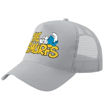 The smurfs, Trucker Hat with Mesh, GREY, (COTTON, KIDS, UNISEX, ONE SIZE)
