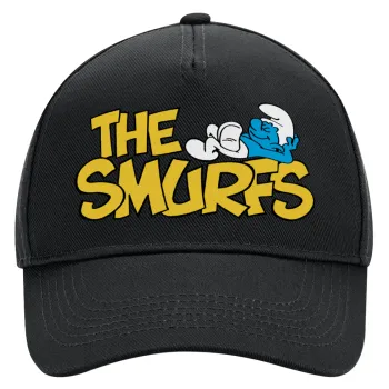 Τα στρουμφάκια, Καπέλο Ενηλίκων Ultimate ΜΑΥΡΟ, (100% ΒΑΜΒΑΚΕΡΟ DRILL, ΕΝΗΛΙΚΩΝ, UNISEX, ONE SIZE)