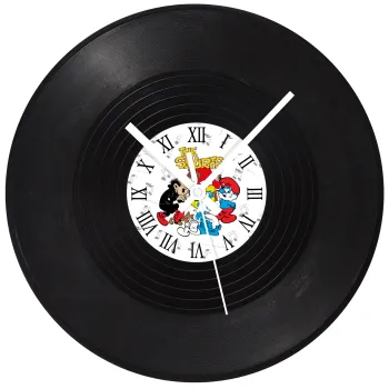 Τα στρουμφάκια, Ρολόι τοίχου Βινύλιο (30cm)