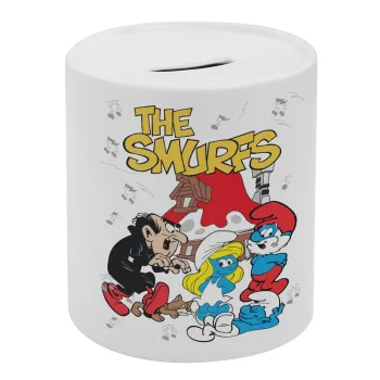 Τα στρουμφάκια, Κουμπαράς πορσελάνης με τάπα