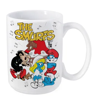 Τα στρουμφάκια, Κούπα Mega, κεραμική, 450ml