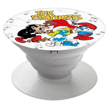 The smurfs, Phone Holders Stand  White Hand-held Mobile Phone Holder