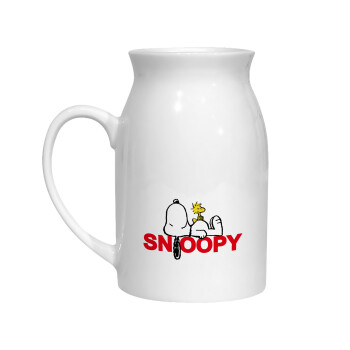 Snoopy sleep, Milk Jug (450ml) (1pcs)
