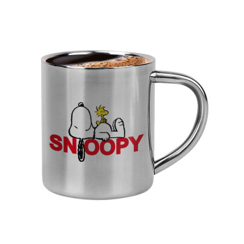 Snoopy sleep, Double-wall metal cup for espresso (220ml)
