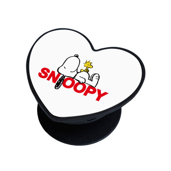 Snoopy sleep, Phone Holders Stand  καρδιά Μαύρο Βάση Στήριξης Κινητού στο Χέρι