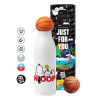 Bascetball Metal mug thermos, double wall, 550ml