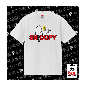 Snoopy sleep, Κλασικό T-Shirt, διπλής ραφής, χωρίς πλευρικές ραφές ΛΕΥΚΟ από 100% βαμβάκι. Vegan & OEKO-TEX πιστοποιημένο.