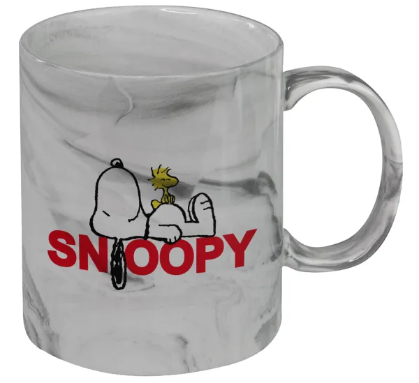 Snoopy sleep — Mug ceramic marble style, 330ml