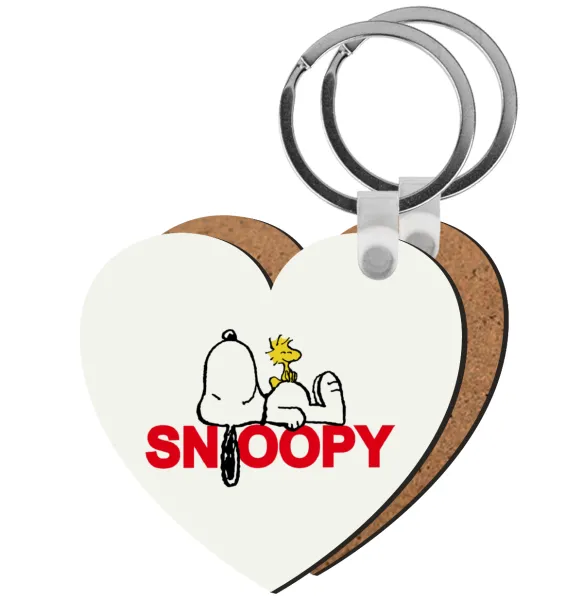 Snoopy sleep — Ξύλινο καρδιά