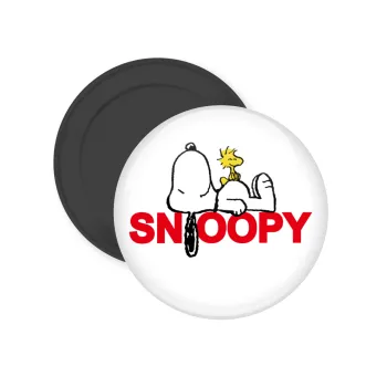 Snoopy sleep, Μαγνητάκι ψυγείου στρογγυλό διάστασης 5cm