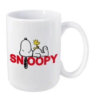 Snoopy sleep, Κούπα Mega, κεραμική, 450ml