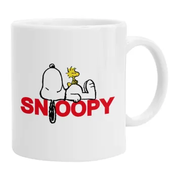Snoopy sleep, Κούπα, κεραμική, 330ml