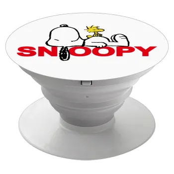 Snoopy sleep, Phone Holders Stand  White Hand-held Mobile Phone Holder