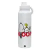 1L Stainless Steel Thermal Bottle with Phone Holder & Double Wall Insulation