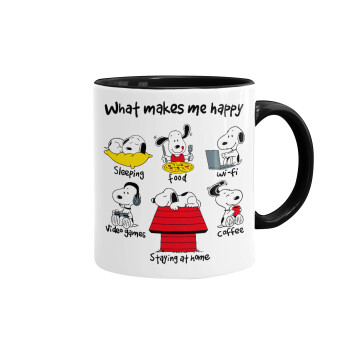 Snoopy what makes my happy, 