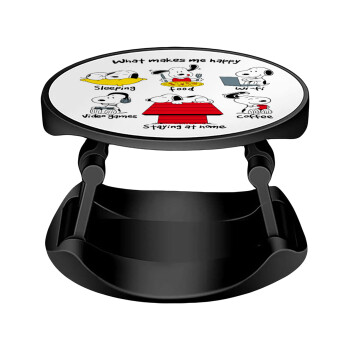 Snoopy what makes my happy, Phone Holders Stand  Stand Βάση Στήριξης Κινητού στο Χέρι