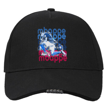 Kylian Mbappé, Work & Activity LED Light Cap – Perfect for Night & Low Light Conditions (100% COTTON, ADULT, UNISEX)