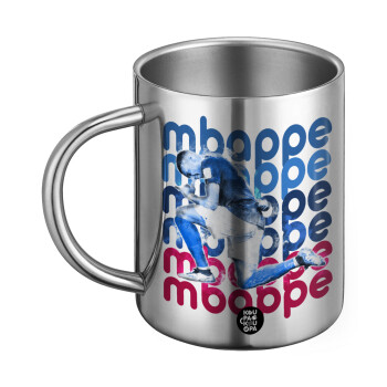 Κιλιάν Μπαπέ, Ανοξείδωτη Μεταλλική Κούπα 450ml - Διπλού Τοιχώματος