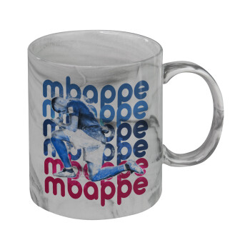 Κιλιάν Μπαπέ, Κούπα κεραμική, marble style (μάρμαρο), 330ml