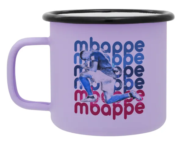 Κιλιάν Μπαπέ — Κούπα Μεταλλική εμαγιέ ΜΑΤ Light Pastel Purple 360ml