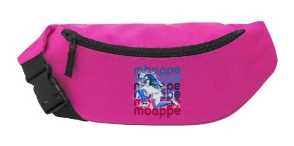 Kylian Mbappé — Unisex waist bag (banana) in PINK color with 2 pockets
