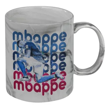 Kylian Mbappé, Mug ceramic marble style, 330ml