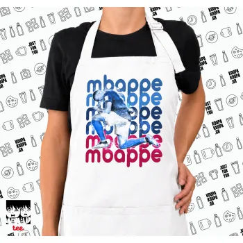 Κιλιάν Μπαπέ, Ποδιά μακριά Σεφ ολόσωμη με τσέπες white (ΕΝΗΛΙΚΩΝ)